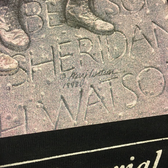 Vtg ‘92 Vietnam War Memorial Wall Graphic Tee 90s Screen Stars XL - Picture 3 of 7